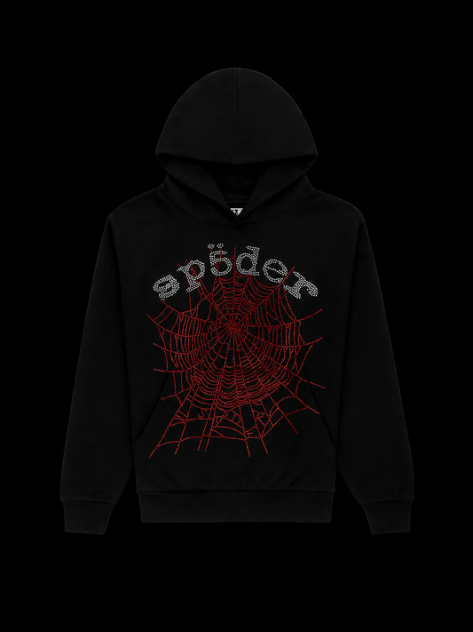 Sp5der hoodie black